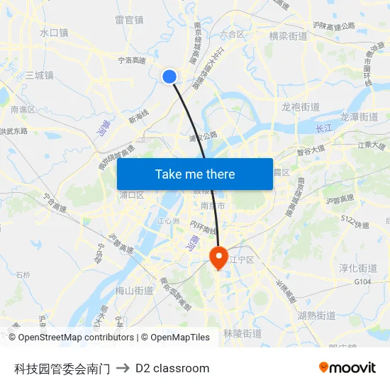Science Park Management Committee South Gate to D2 classroom map