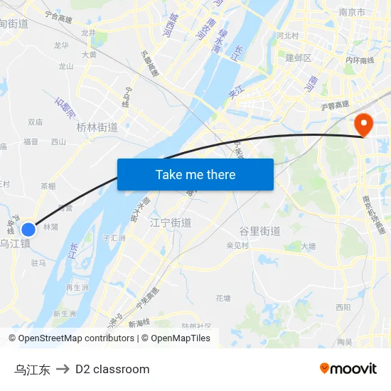 Wujiang East to D2 classroom map