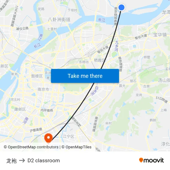 Longpao to D2 classroom map