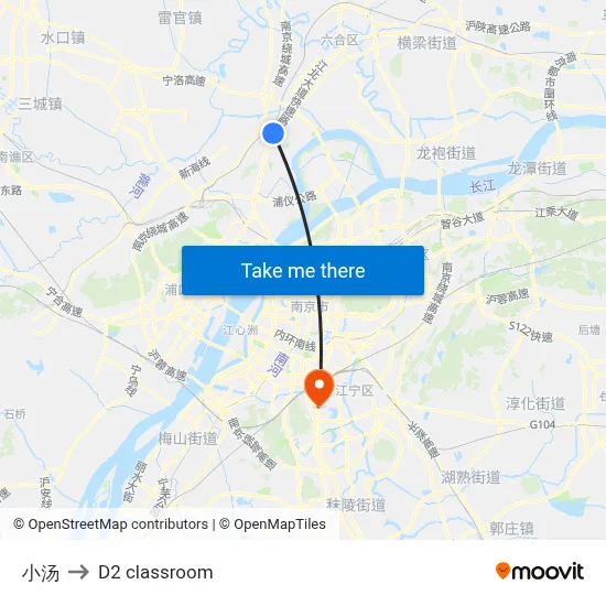 Xiaotang to D2 classroom map