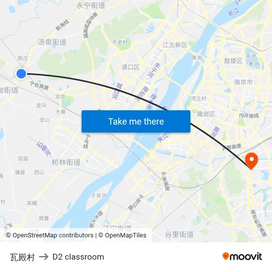 Wadian Village to D2 classroom map