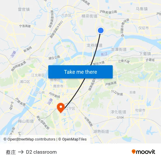 Cai Village to D2 classroom map