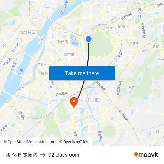 Bancang Street & Garden Road to D2 classroom map