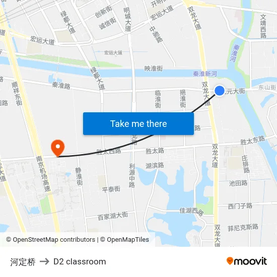 Heding Bridge to D2 classroom map