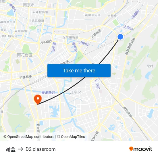 Xiegai to D2 classroom map