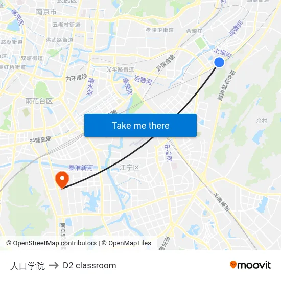 Population Institute to D2 classroom map