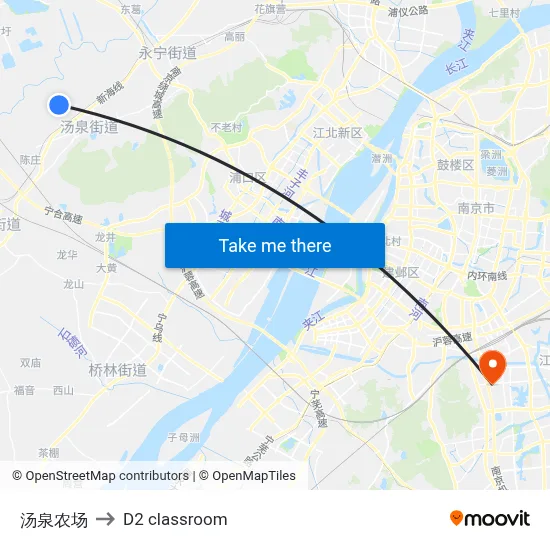 Tangquan Farm to D2 classroom map