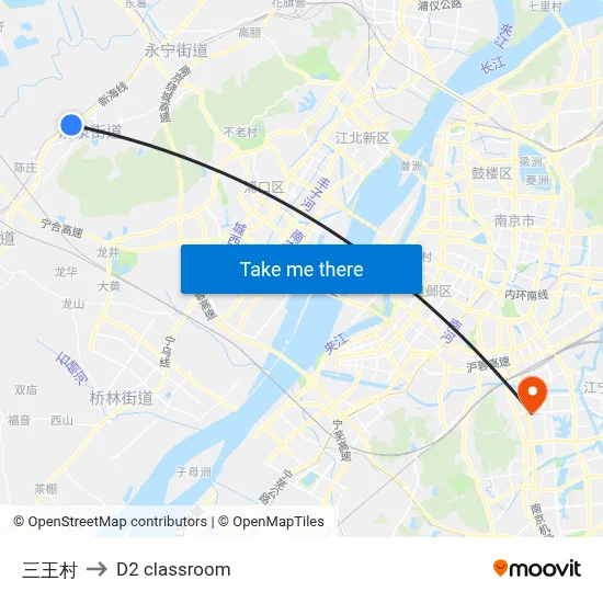 Sanwang Village to D2 classroom map