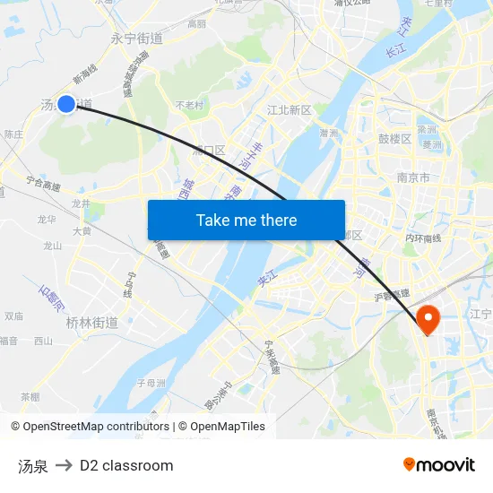 Tang Spring to D2 classroom map