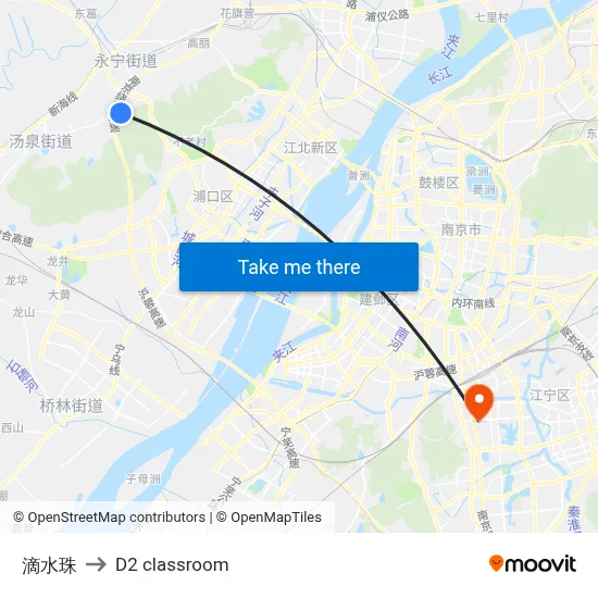 Dishuizhu to D2 classroom map
