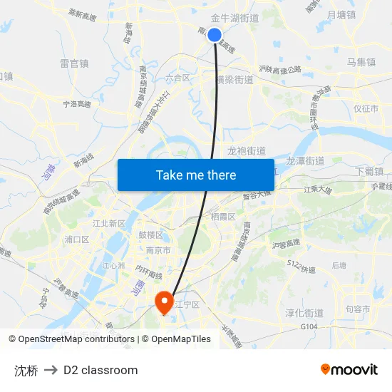 Shen Bridge to D2 classroom map