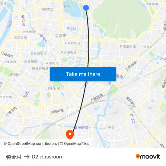Suojin Village to D2 classroom map
