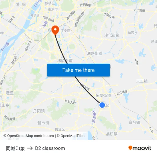 同城印象 to D2 classroom map