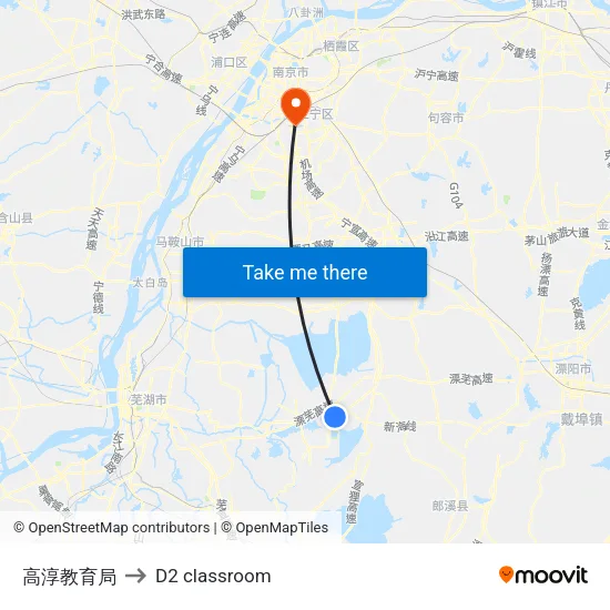 Gaochun Education Bureau to D2 classroom map