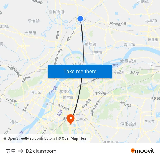 五里 to D2 classroom map