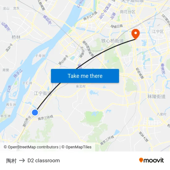 陶村 to D2 classroom map