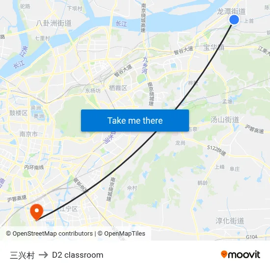Sanxing Village to D2 classroom map