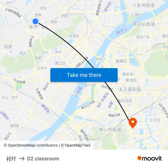 祁圩 to D2 classroom map