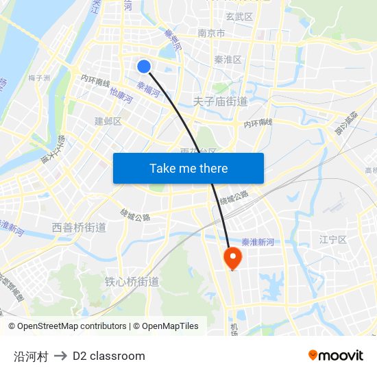 沿河村 to D2 classroom map