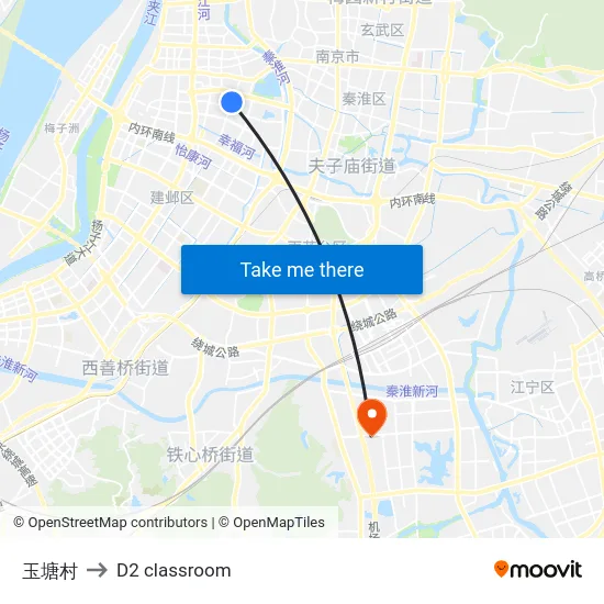 玉塘村 to D2 classroom map