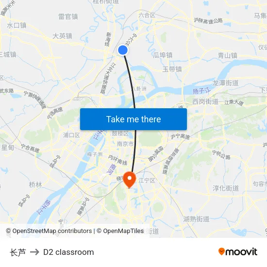Changlu to D2 classroom map