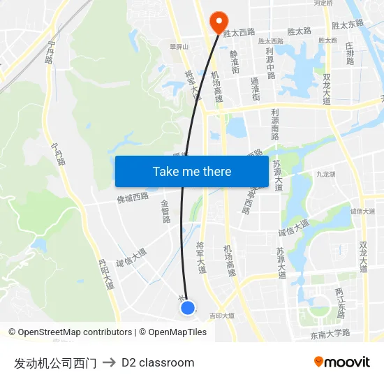 Engine Company West Gate to D2 classroom map
