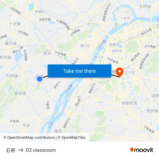 Stone Bridge to D2 classroom map
