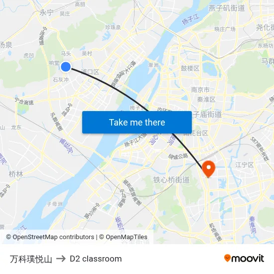 Vanke Pure Joy Mountain to D2 classroom map