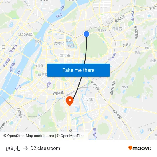 Yiliutun to D2 classroom map