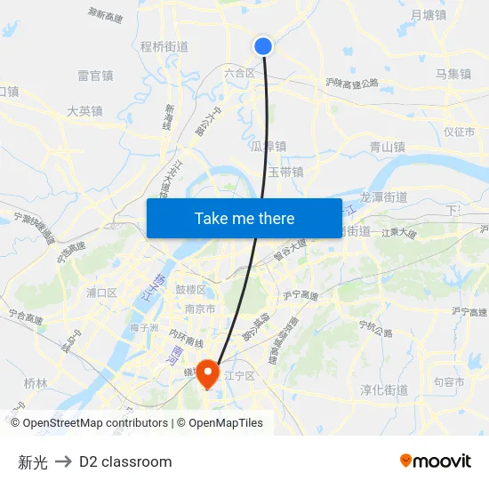 新光 to D2 classroom map