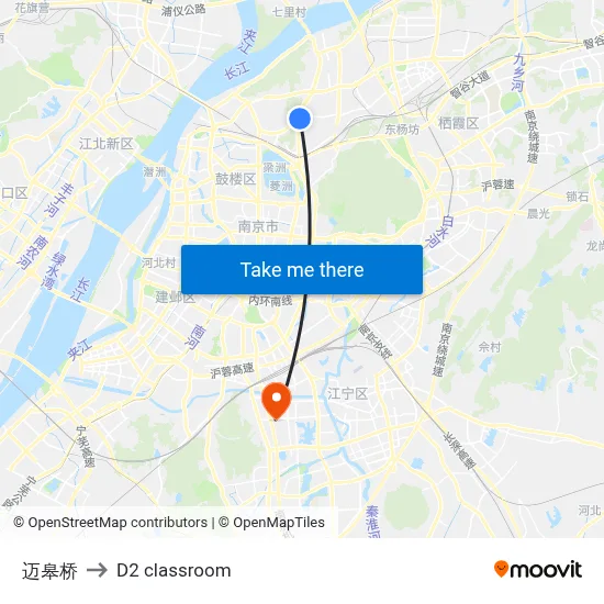 Maigao Bridge to D2 classroom map