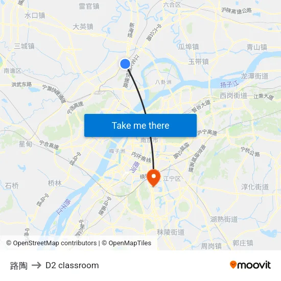 路陶 to D2 classroom map