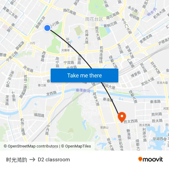 Shiguang Haoyun to D2 classroom map