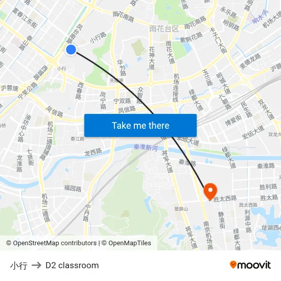 Xiaoxing to D2 classroom map