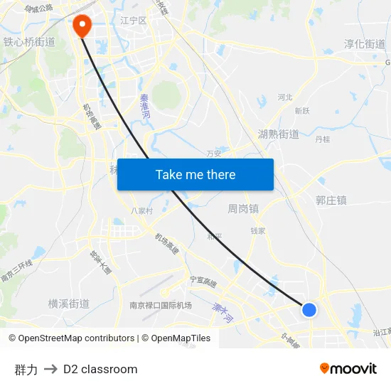 群力 to D2 classroom map