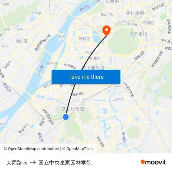 大周路南 to 国立中央皇家园林学院 map