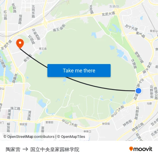 陶家营 to 国立中央皇家园林学院 map