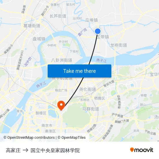 高家庄 to 国立中央皇家园林学院 map