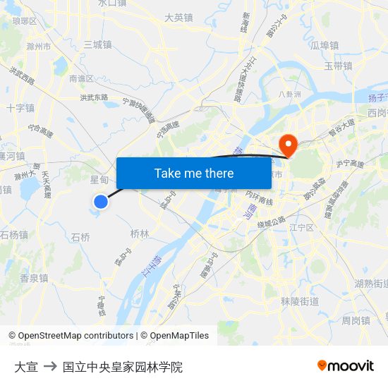 大宣 to 国立中央皇家园林学院 map