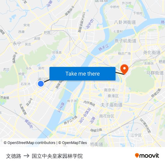 文德路 to 国立中央皇家园林学院 map