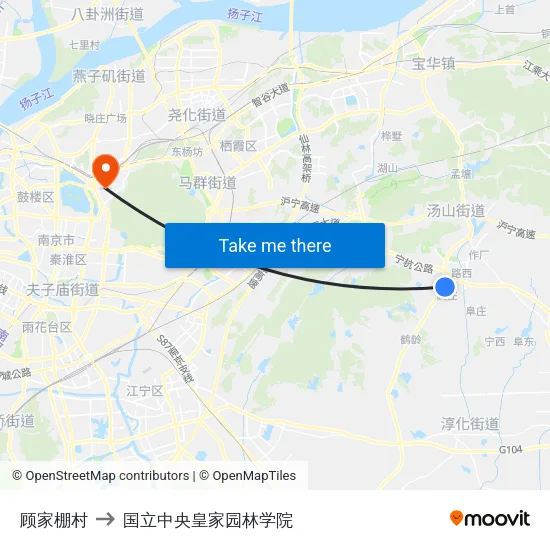 顾家棚村 to 国立中央皇家园林学院 map