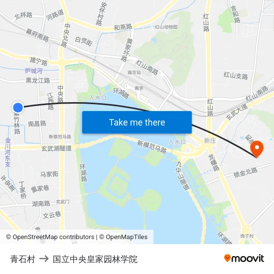 青石村 to 国立中央皇家园林学院 map