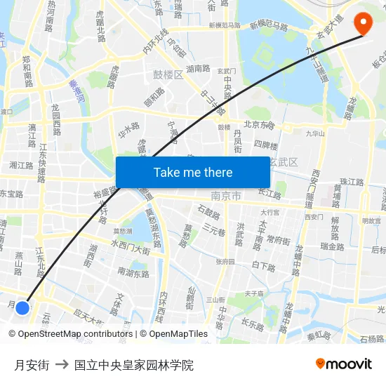 月安街 to 国立中央皇家园林学院 map