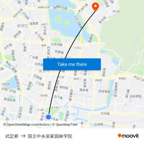 武定桥 to 国立中央皇家园林学院 map