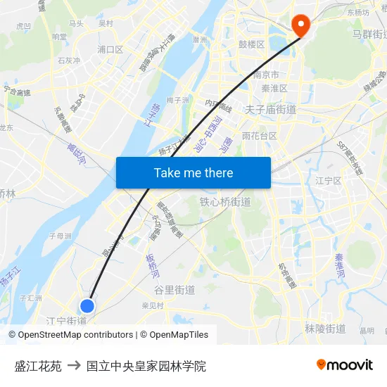 盛江花苑 to 国立中央皇家园林学院 map