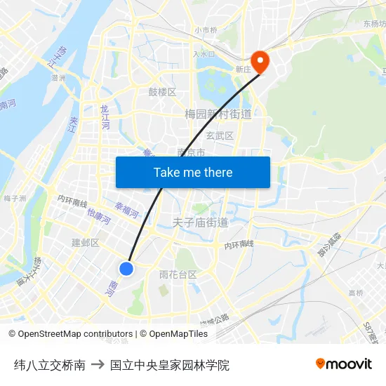 纬八立交桥南 to 国立中央皇家园林学院 map