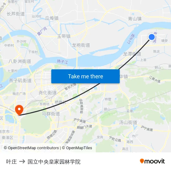 叶庄 to 国立中央皇家园林学院 map