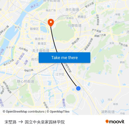 宋墅路 to 国立中央皇家园林学院 map