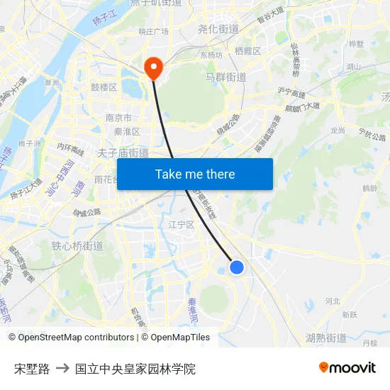 宋墅路 to 国立中央皇家园林学院 map