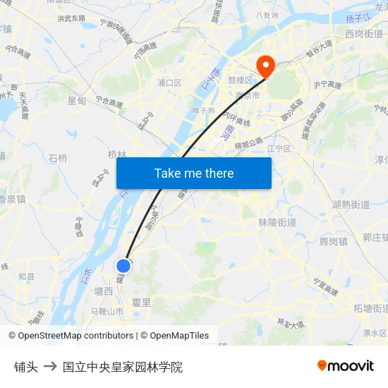 铺头 to 国立中央皇家园林学院 map